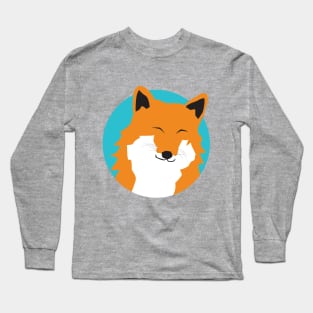 Smiley Fox Long Sleeve T-Shirt